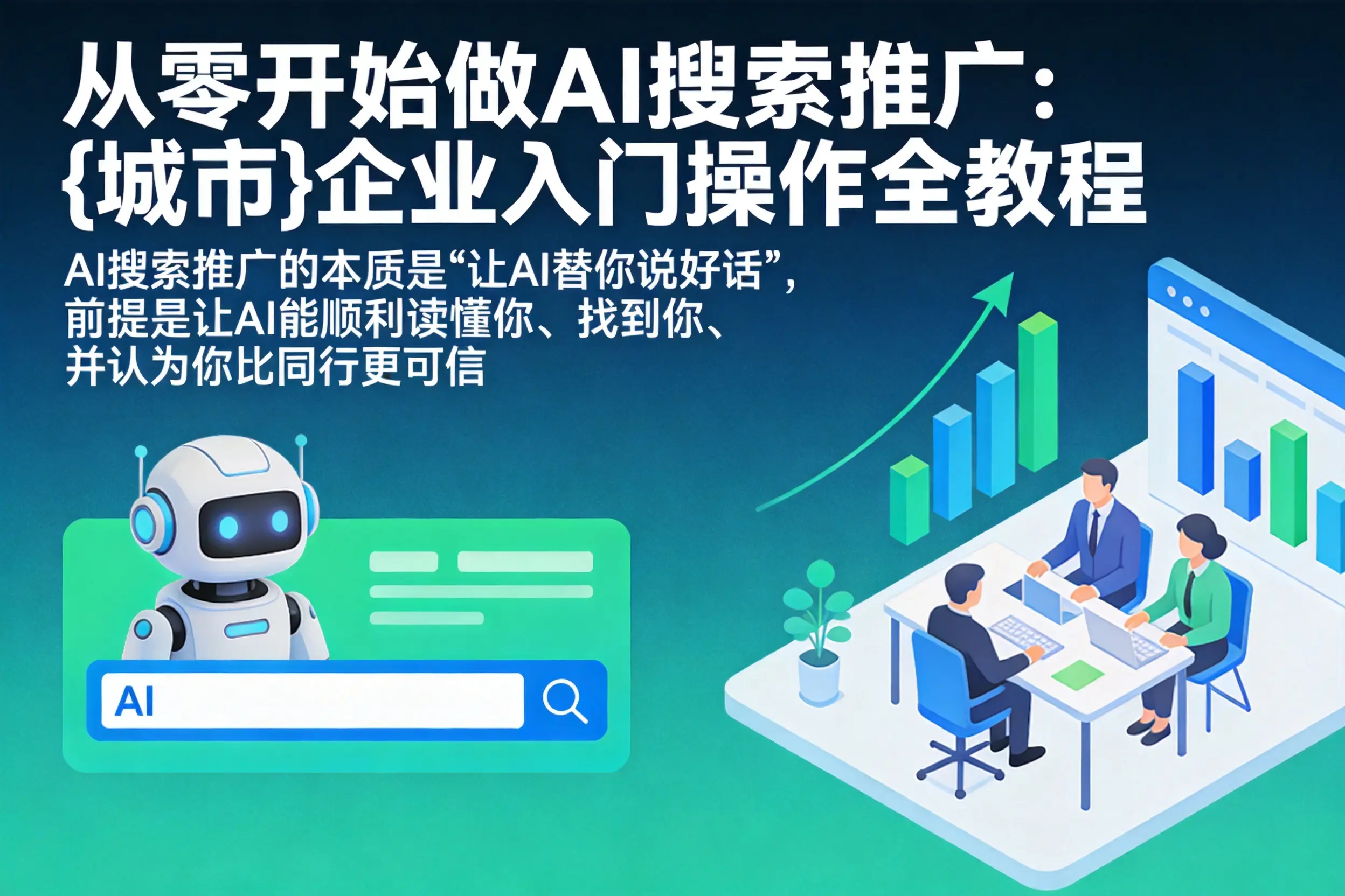 从零开始做AI搜索推广：绥化企业入门操作全教程