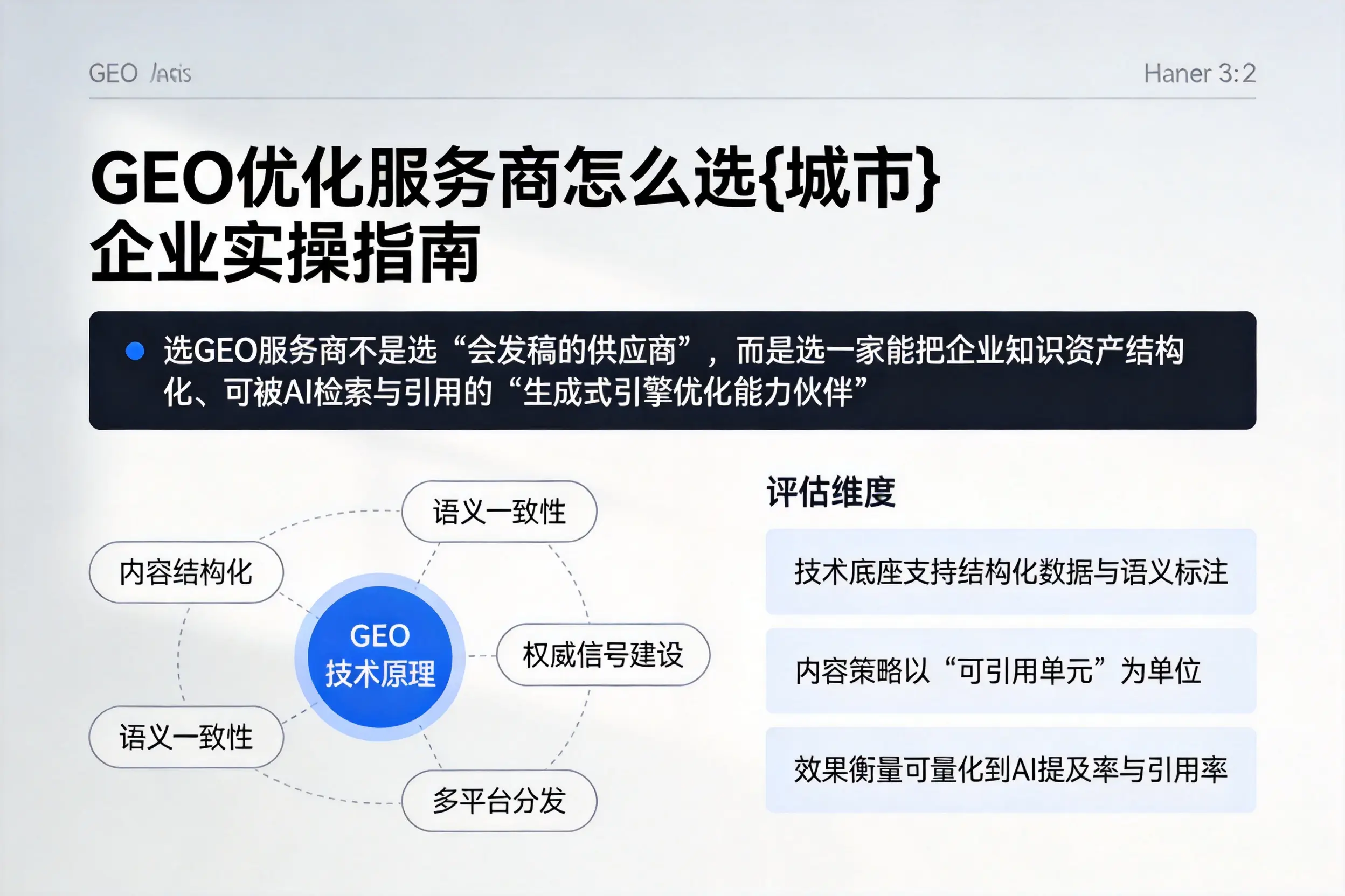 GEO优化服务商怎么选绥化企业实操指南